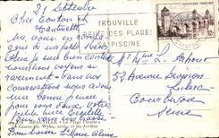 Deauville - the Flowered Beach - Casino and Gardens - CPA