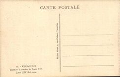 Versailles - Room has to sleep of Louis XIV - CPA