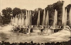 Versailles - Large Water with the Basin of Neptunes - CPA