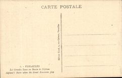 Versailles - Large Water with the Basin of Neptunes - CPA