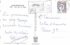 Saint Jean de Luz - Vue sur la Plage - CPA 