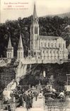 Lourdes CPA the cave and the basilica