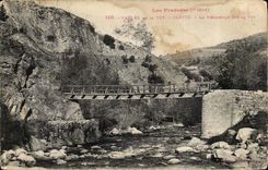 CPA Tal der kleinen Schamotteschale Olette der Steg auf der kleinen Schamotteschale