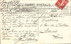 Lyon CPA Carthusian monks and gold the mount seen from of the elevator of the tower of Fourviere