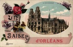 CPA a kiss of Orleans