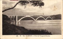 CPA environs de Brest Pont de plougastel Daoulas