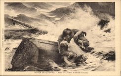 CPA Musee de Quimper Adieu ! (Tableau d'alfred Guillou)