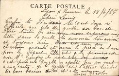 Lyon CPA Places Bellecour and slope of Fourviere