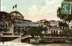 Vichy CPA Terrace of the casino