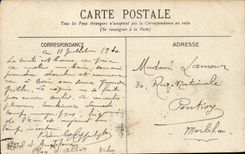 Vichy CPA Large alley of the park