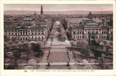 Strasbourg CPA Seen on the university taken of the palate of the Rhine