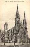 Rouen - Church Saint Ouen dimensions Northern - CPA