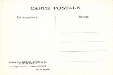 Paris - Palais des Beaux Arts de la Ville Paris - Le Temple Antique - Hubert Robert - CPA 