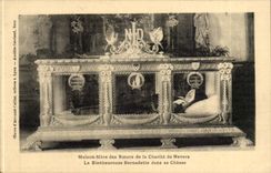 Nevers - Head office of the Sisters of Charity - the Happy Bernadette in the chair - CPA