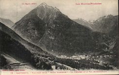 Cauterets - gesehen von der Hortense Konigin - Tal von Cambasque CPA
