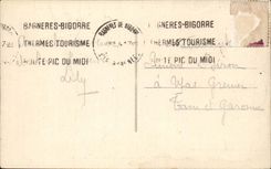 Bagneres de Bigorre - Hanging gardens CPA