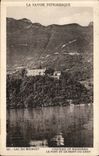 Lake Le Bourget - Castle of Bourdeau the Port and the Mount of Cat CPA