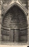 Amiens - the Cathedral - the Large Gate - CPA