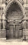 Amiens - the Cathedral - Porch of the Virgin Mother CPA