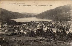 Gerardmer - Vosages Illustrated - the Lake - sight of the bridges of Costel - CPA
