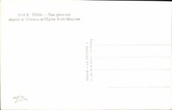 Epinal - View since the Castle and the Church Saint Maurice - CPA