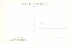 Lourdes - Breton Martyrdom and Basilica - CPA