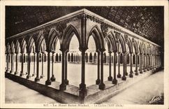 Mont Saint Michel - the Cloister - the CPA