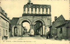 Autun - Roman Gate known as of Arroux - CPA