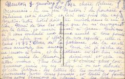 Menton - Through the Pines - CPA