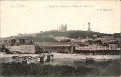 Lyon CPA law courts and slope of Fourviere