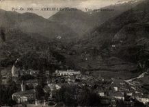 Amelie les Bains CPA panoramische Ansicht