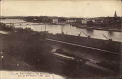 Bayonne CPA Panoramic View taken of the cathedral