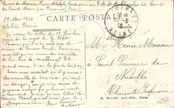 CPA Aeroplan evoluatn with the dessu of the strong old man has Vincennes