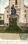 Vichy CPA Statue of the charity Entrance of the civil hospital