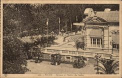 Vichy CPA an alley of the new parks