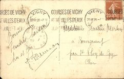 Vichy CPA Terrace and theater of the casino