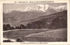 CPA Road of Sallanges the lace of Combloux and Mont Blanc