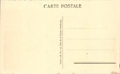 Belfort CPA Places of weapons Eglise St Christophe At far the cahteau and the lion