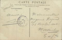 Bordeaux CPA View of the roads taken of the tower Michel Saint