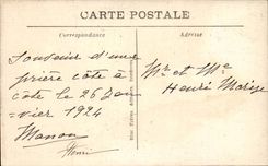 Interior Bordeaux CPA of the Notre Dame church