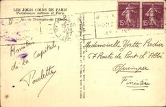 Paris CPA Arc de Triomphe of Paris