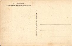 Lourdes CPA the virgin and the miraculous cave