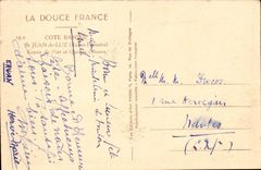 Saint Jean de Luz CPA Entree du port et quai de Ciboure