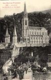 Lourdes CPA the cave and the basilica