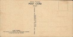 Egypt Egypte Suez Canal CPA Monument a la defense du canal pres Ismalila 