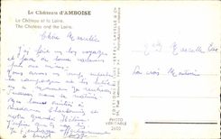 Castle of Amboise CPA the castle and the Loire