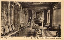 Sully on the Loire CPA feudal Chaetau CAbunet of work of Sully