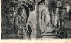 Saint Benoit surn die Kapitalien Str-Benoit und Goth Loire-CPA amtliche Aufnahme Daniel in der Hohle des Lowes