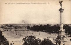 Bordeaux CPA places Quincunxes Monument of the Of Gironde ones