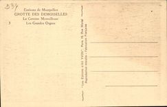 Montpellier - Grotte des Desmoiselles - La Carverne Merveileuse - Les Grandes Orgues - CPA 